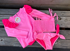 RASH GUARD SET IN PINK