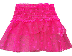 TALIA COVER-UP SKIRT IN HOT PINK