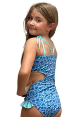 NICOLE MONOKINI BLUE & AQUA