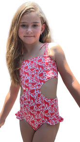 NICOLE MONOKINI IN RED