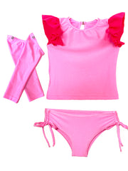 RASH GUARD SET IN PINK