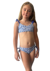 TATI BIKINI FIESTA PATTERN BLUE & WHITE