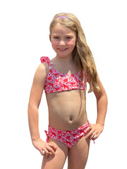 TATI BIKINI FRIDA PATTERN IN RED