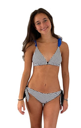 TRIANGLE TATIANA BIKINI HEARTS WITH BLUE