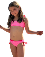 TATI BIKINI IN PINK AND HOT PINK